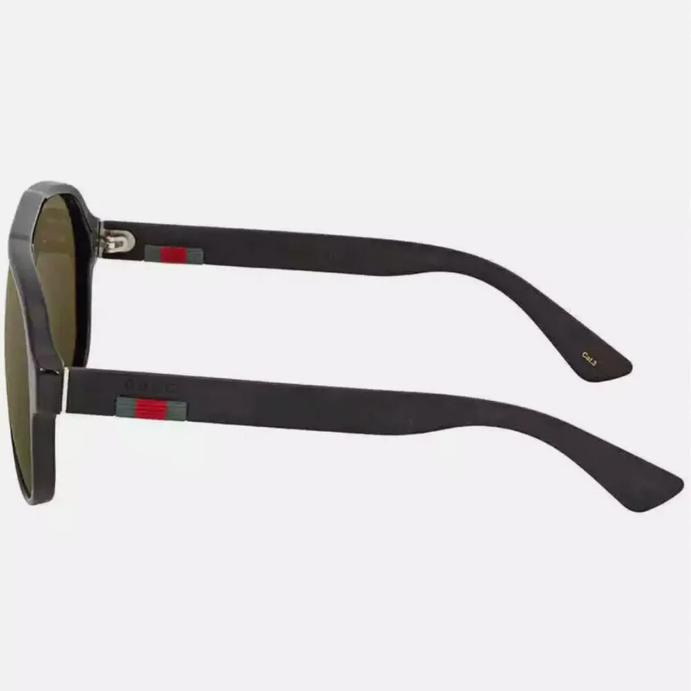 NEW Gucci Green Pilot Men's Sunglasses